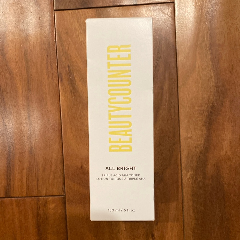 New BeautyCounter All Bright AHA toner